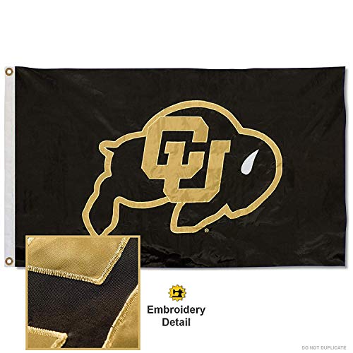 Colorado Buffaloes Embroidered and Stitched Nylon Flag