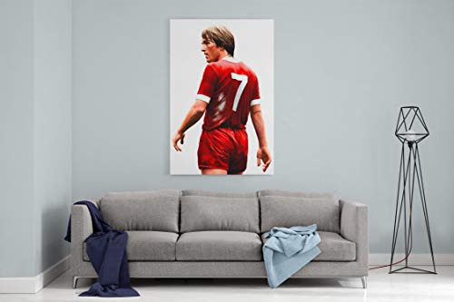 Kenny Dalglish Footballer Liverpool FC Gallery Framed Canvas Art Picture Print