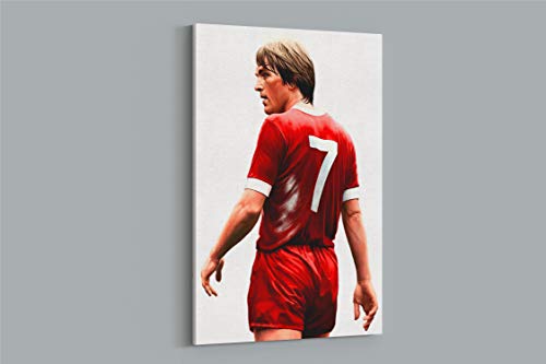 Kenny Dalglish Footballer Liverpool FC Gallery Framed Canvas Art Picture Print from I Art Box