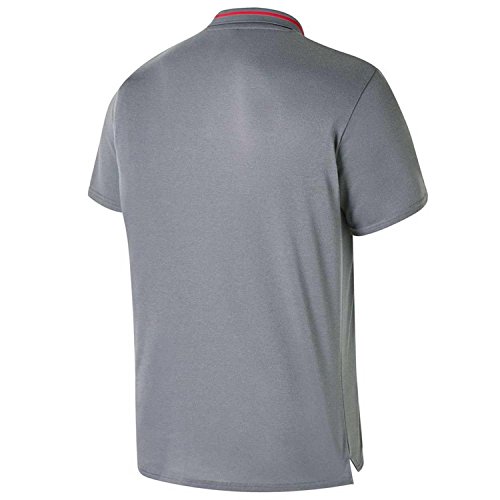 New Balance Liverpool FC Grey Mens Football Polo Shirt Leisure Essential 2018/2019 LFC Official Store