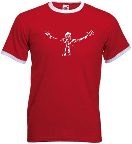 Bill Shankly ' Shanks ' Of Liverpool FC Football Club Retro T-Shirt - Extra Extra Large
