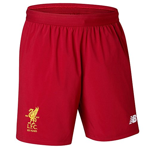 Liverpool FC 17/18 Kids Home Football Shorts - Red - size XLB from New Balance