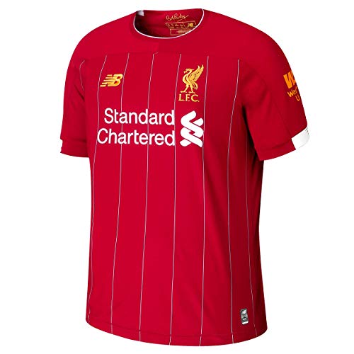 New Balance Men's M.Salah 11# Official Liverpool FC 2019/20 Home Ss Jersey S/s Top (Red, S) from New Balance
