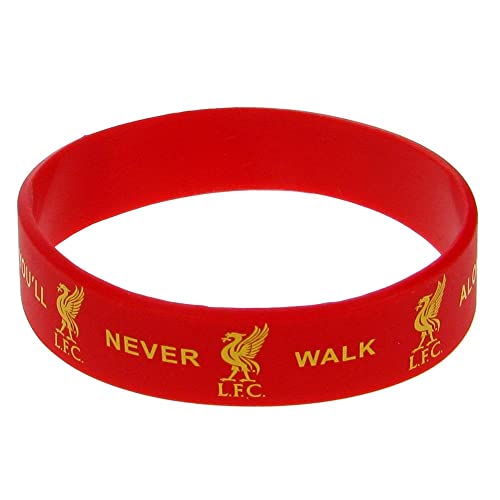 Club Licensed Liverpool Silicone Wristband - Red from LIVERPOOL FC/RED AMOS 10 COLLECTIBLES