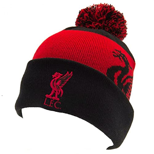 Liverpool FC Ski Bobble Knitted Hat Quick Check Red Black from Liverpool FC