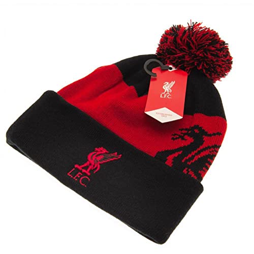 Liverpool FC Ski Bobble Knitted Hat Quick Check Red Black from Liverpool FC