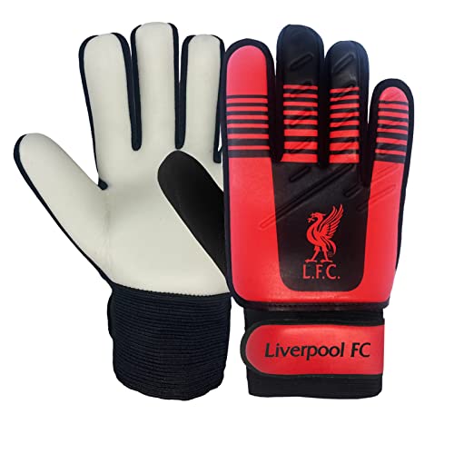 Liverpool FC Official Football Gift Boys Goalkeeper Goalie Gloves by Liverpool FC