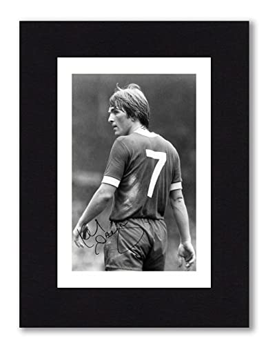 KENNY DALGLISH Signed 8x6 Inch Mounted Photo Print With Pre Printed Signature Liverpool Autograph Gift, Ready To Be Framed from 