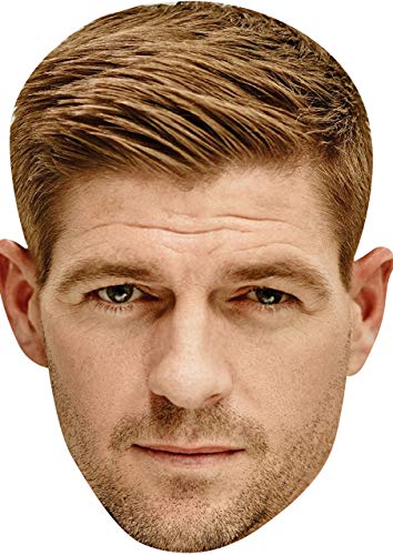 Steven Gerrard Football Sensation Celebrity Cardboard Party Face Mask Fancy Dress from FoxyPrinting