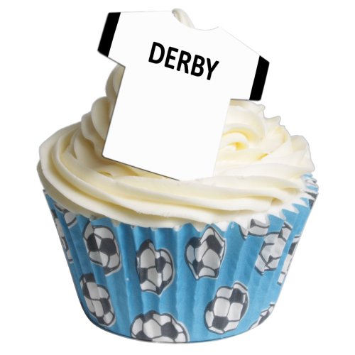 12 Edible Football Shirts Cake Decorations - UK TEAMS. Use the drop down menu to find your team by Holly Cupcakes