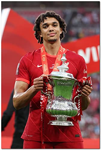 Liverpool FC 2022 FA Cup Final Winners Photo / Poster Trent Alexander Arnold With Cup 24"x16" (/LFC29-FAC) by 
