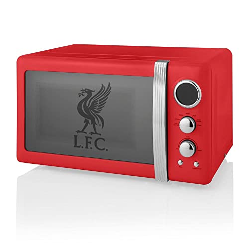 Liverpool FC Retro Digital Microwave, Red, 20L Capacity, 800W, SM22030LIVRN from Swan Products Limited
