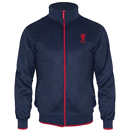 Liverpool FC Official Football Gift Mens Retro Track Top Jacket Navy LFC LGE. by Liverpool FC