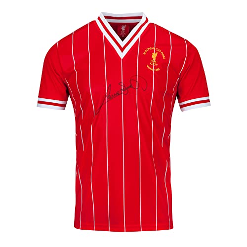 Graeme Souness Signed Liverpool 1984 European Cup Shirt Liverpool Memorabilia by 