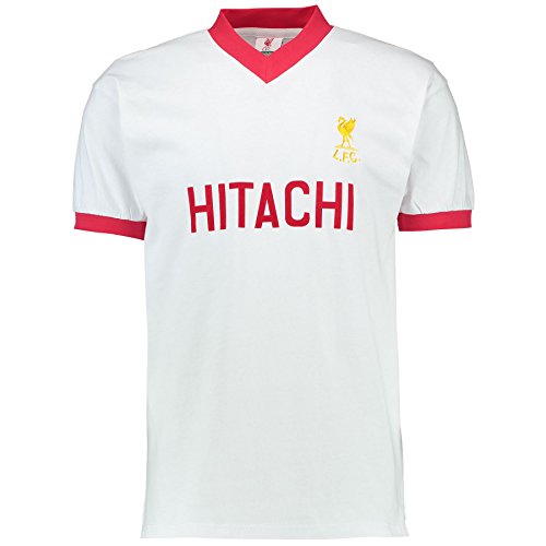 Liverpool 1978 Hitachi Away Shirt - White, Large by Liverpool