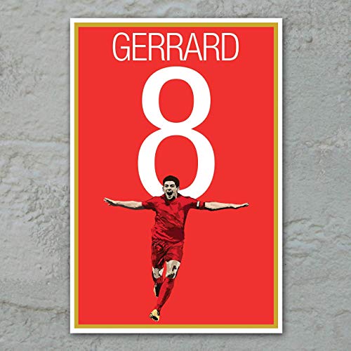 Steven Gerrard Poster - Liverpool Memorabilia