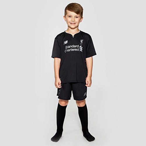 Liverpool FC 16/17 Away Infant Football Kit - Black - size 2-3YRS from New Balance