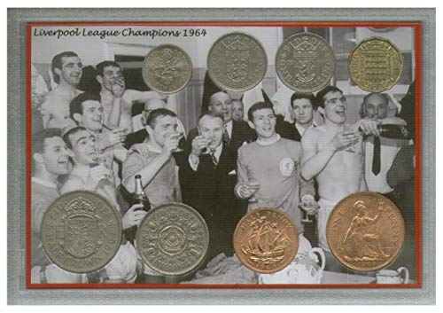 Liverpool FC (The Reds) Vintage Bill Shankly Football League Championship Champions Winners Retro Coin Present Display Gift Set 1964 from historicgiftsets