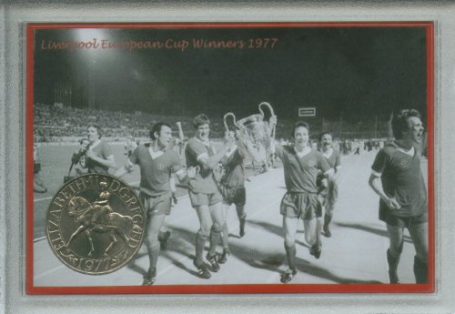Liverpool FC (The Reds) Vintage European Cup Final Winners Retro Coin Present Display Gift Set 1977 from historicgiftsets