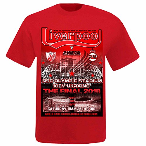 Unisex Real Madrid vs Liverpool 2018 Champions League Final T-Shirt by FINAL TEES