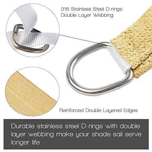 Artpuch 10'x13' Heavy Duty Outdoor Sun Shade