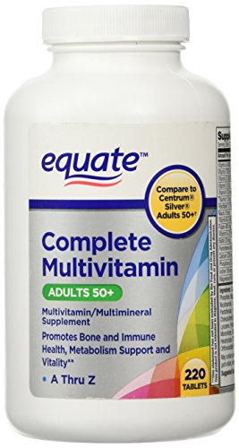 Complete Multivitamin/Multimineral Supplement Tablets, Adults 50+, 220 Count
