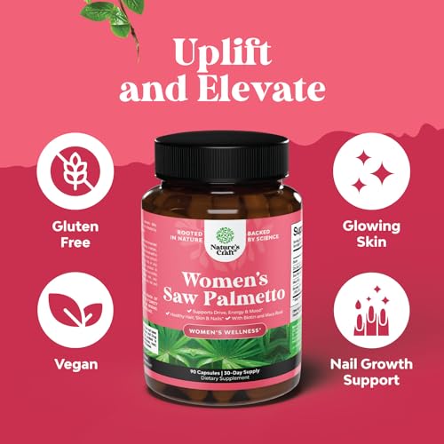 Extra Strength Saw Palmetto Hair Health Capsules