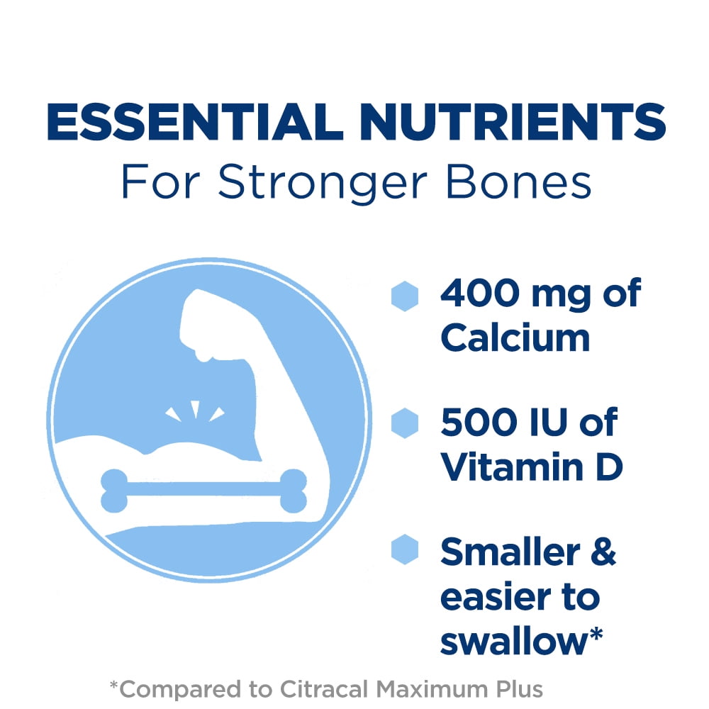 Highly soluble Citracal Petites with 400mg Calcium Citrate