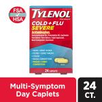 Tylenol Cold + Flu Severe Caplets, 24 ct