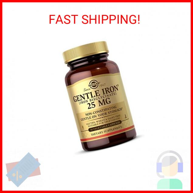 Solgar Gentle Iron, 180 Capsules