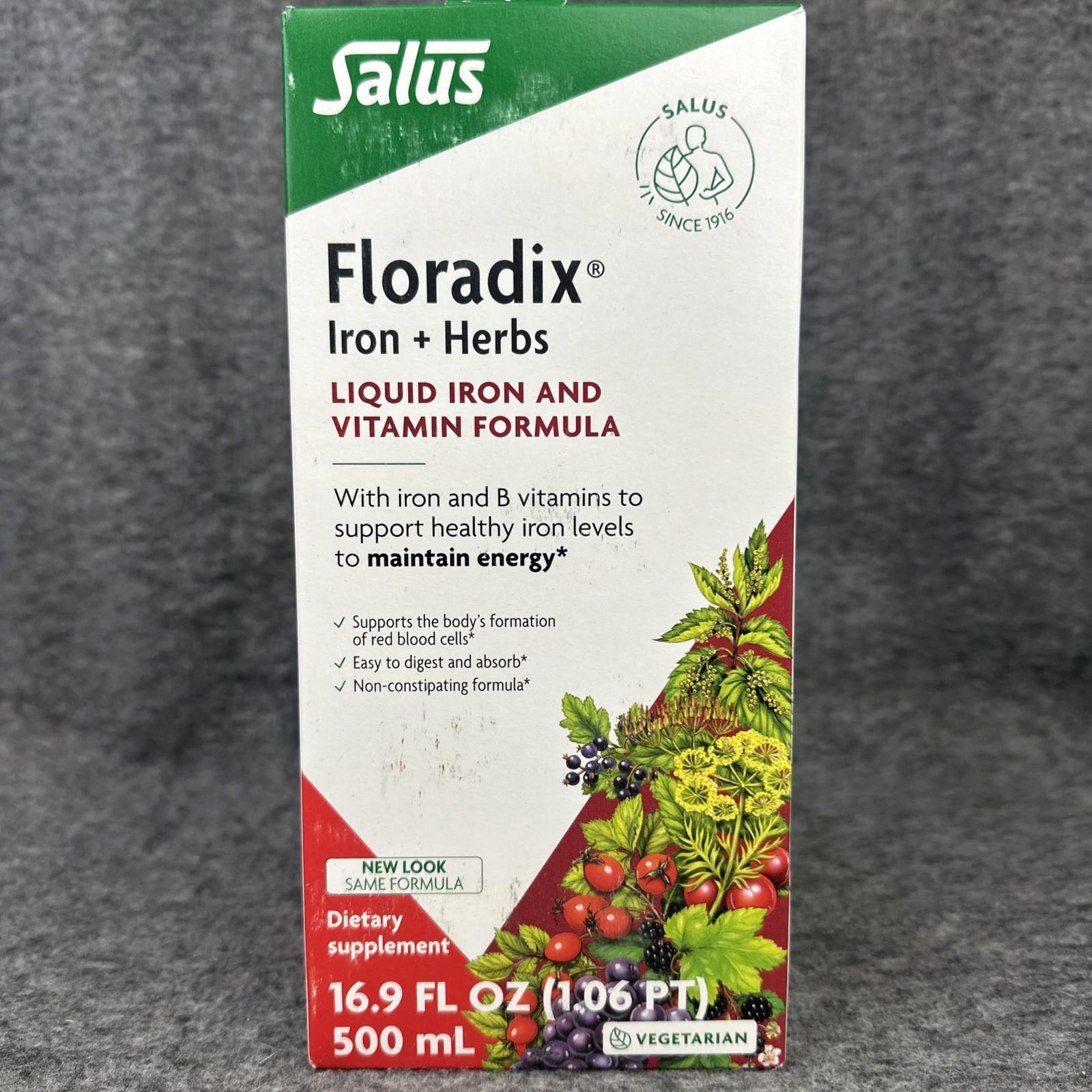Floradix Iron And Herbs Liquid Supplement
