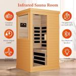 Vater 800W Infrared Home Sauna with Control Panel