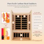 Dynamic Andora 2 Person Low EMF Infrared Sauna