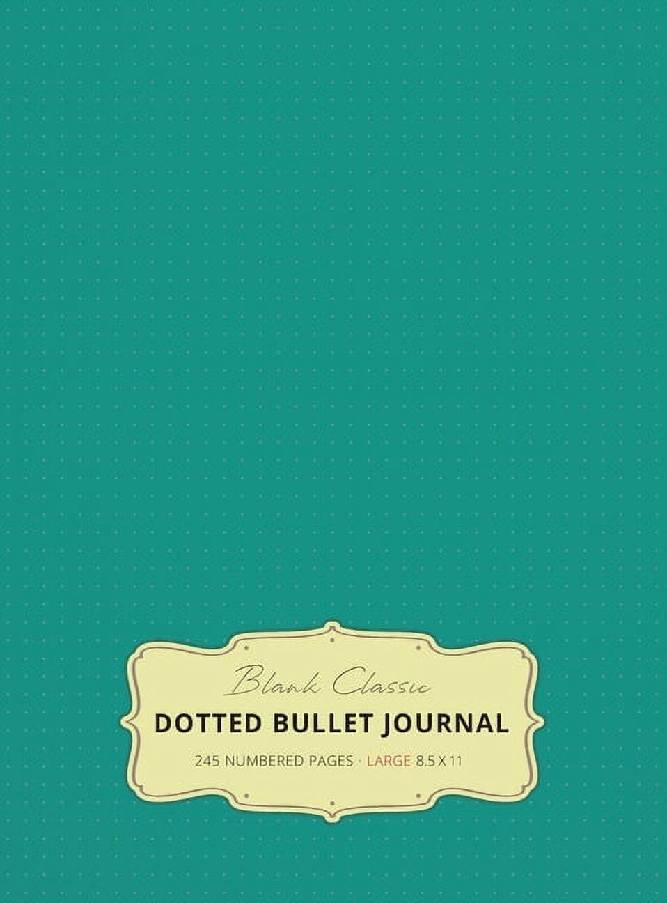 Teal Dotted Bullet Journal - 245 Numbered Pages