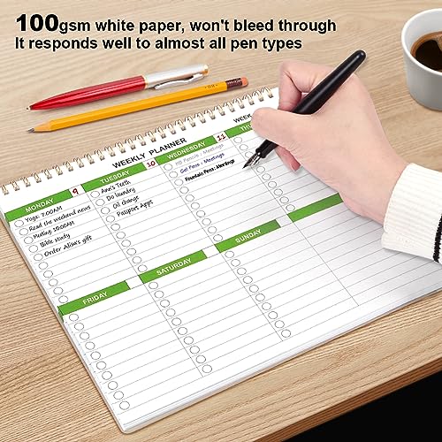 2023 Weekly Scheduler and Checklist Notepad