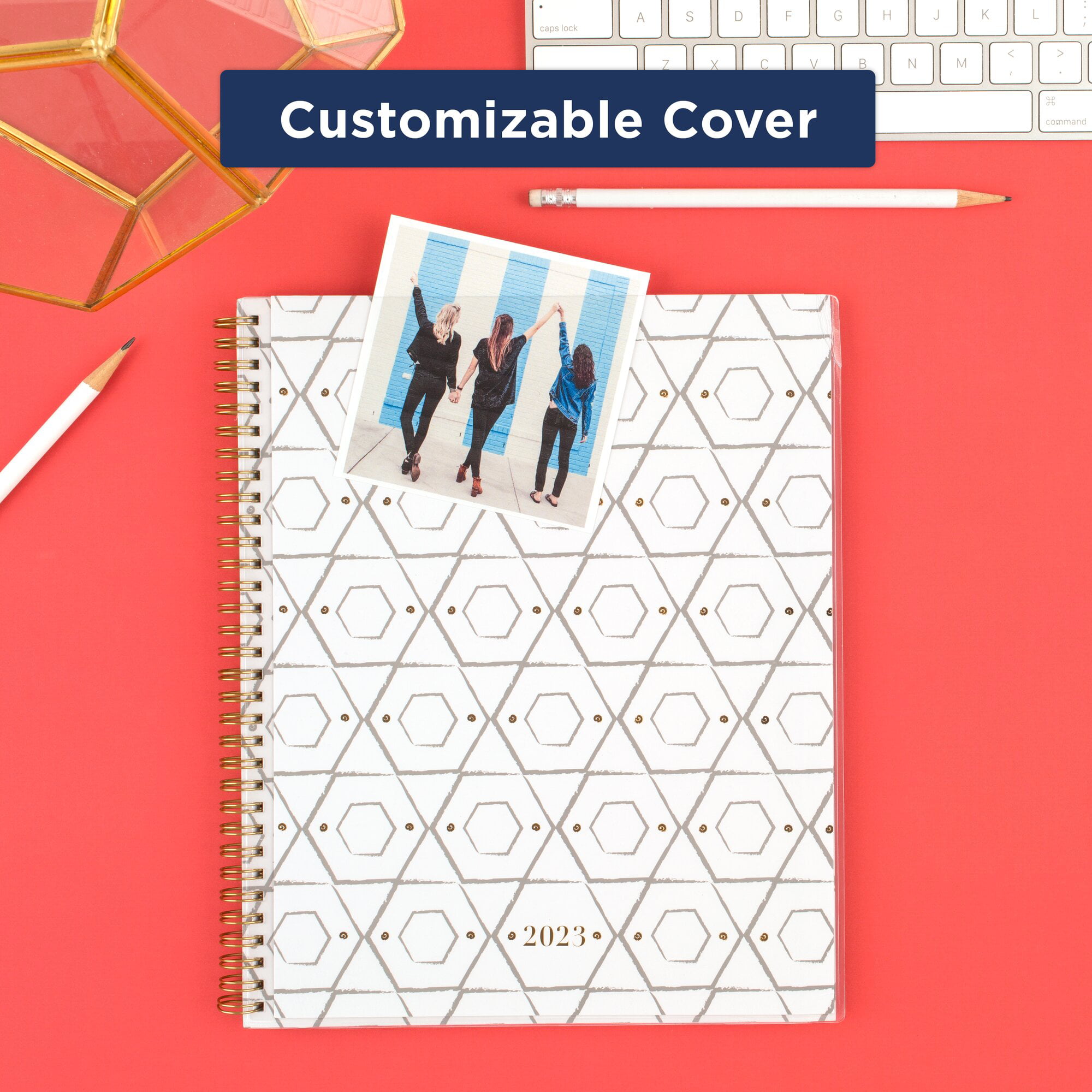 Cambridge Geovani Customizable 2023 Weekly Monthly Planner Large 8 12 x 11 -