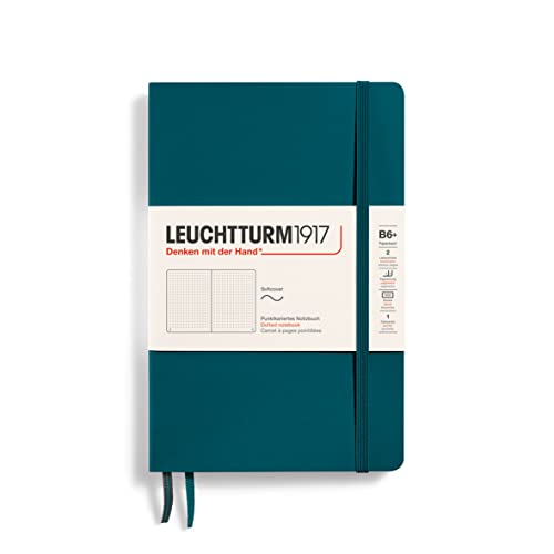 Leuchtturm1917 Pacific Green Dotted Notebook - B6+ size