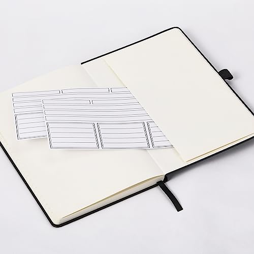 Notebook with Grid Pages for Easy Organization