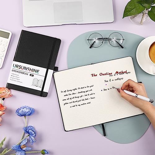 Notebook with Grid Pages for Easy Organization