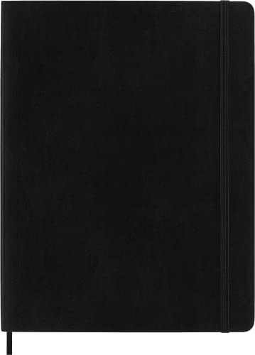 Moleskine XL Softcover Dotted Notebook - Black