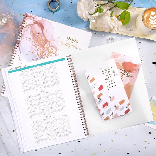 18-Monthly Planner, 2023-2024 Calendar With Tabs