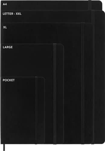 Moleskine XL Softcover Dotted Notebook - Black