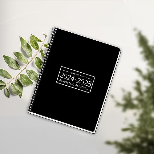 Office Planner Jan 2023- Dec 2024 Monthly Calendar Planner - 9 × 11 Time Management Personal Planner Hard PVC Cover with Spiral Bound