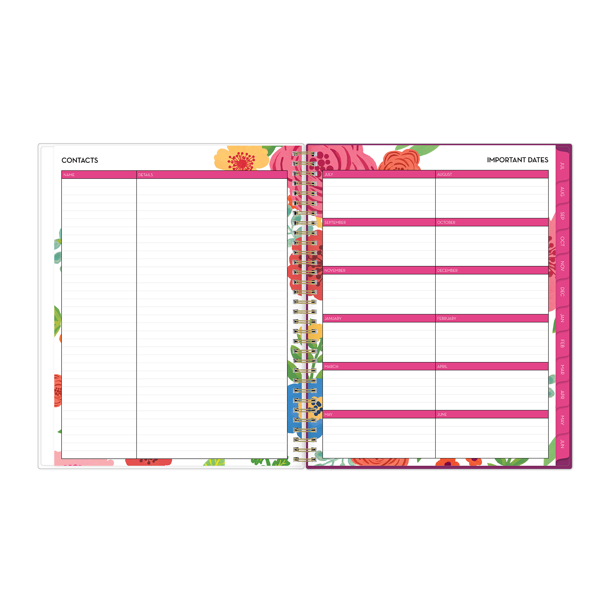 Blue Sky™ Academic Weekly/Monthly Planner, Letter Size, Mahalo, July 2022 To June 2023, 100149-A