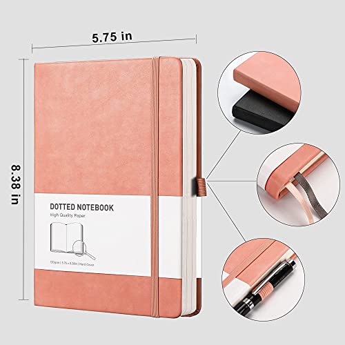 2 Pack Dotted Bullet Journals with Thick Paper