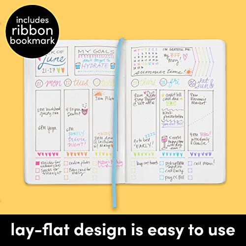 Blue Dotted Journal Notebook, 160 Pages, Medium Size