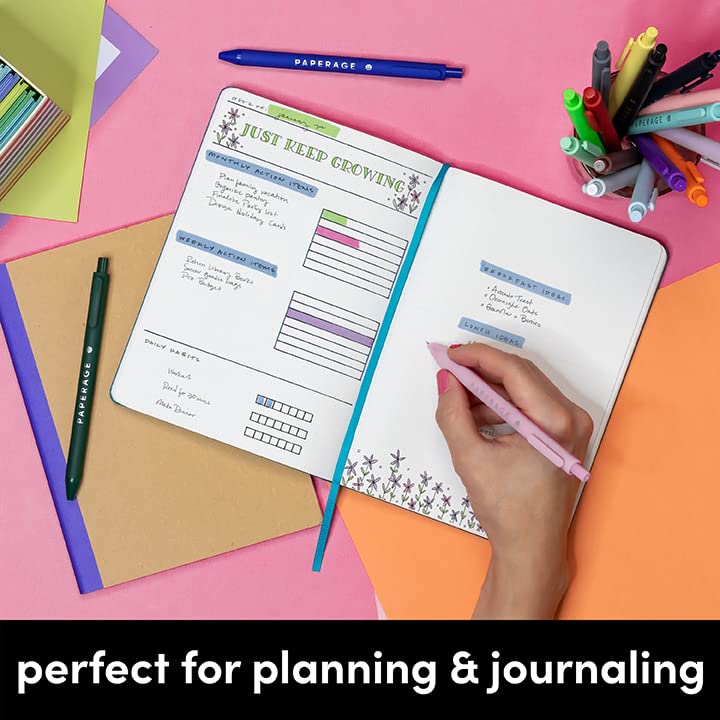 Blue Dotted Journal Notebook, 160 Pages, Medium Size