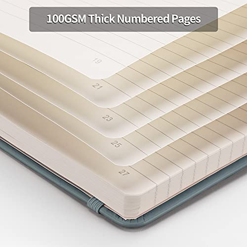 A5 Hardcover Lined Notebook with 188 Pages