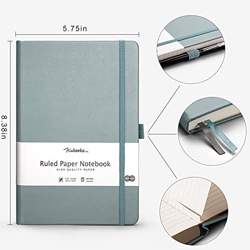 A5 Hardcover Lined Notebook with 188 Pages