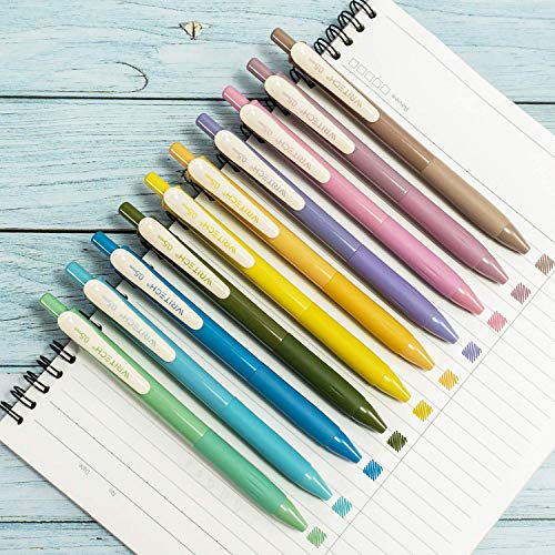 Vintage Color Gel Pens Set for Journaling
